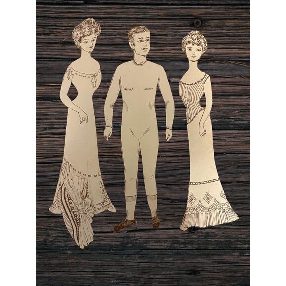 Collection of Vintage Paper Dolls | Elegant Era Paper Dolls by Nanci | Limited E - Picture 3 of 10